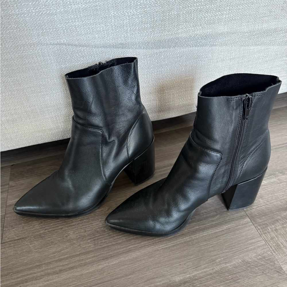 Tony Bianco Brazen black luxe ankle boot